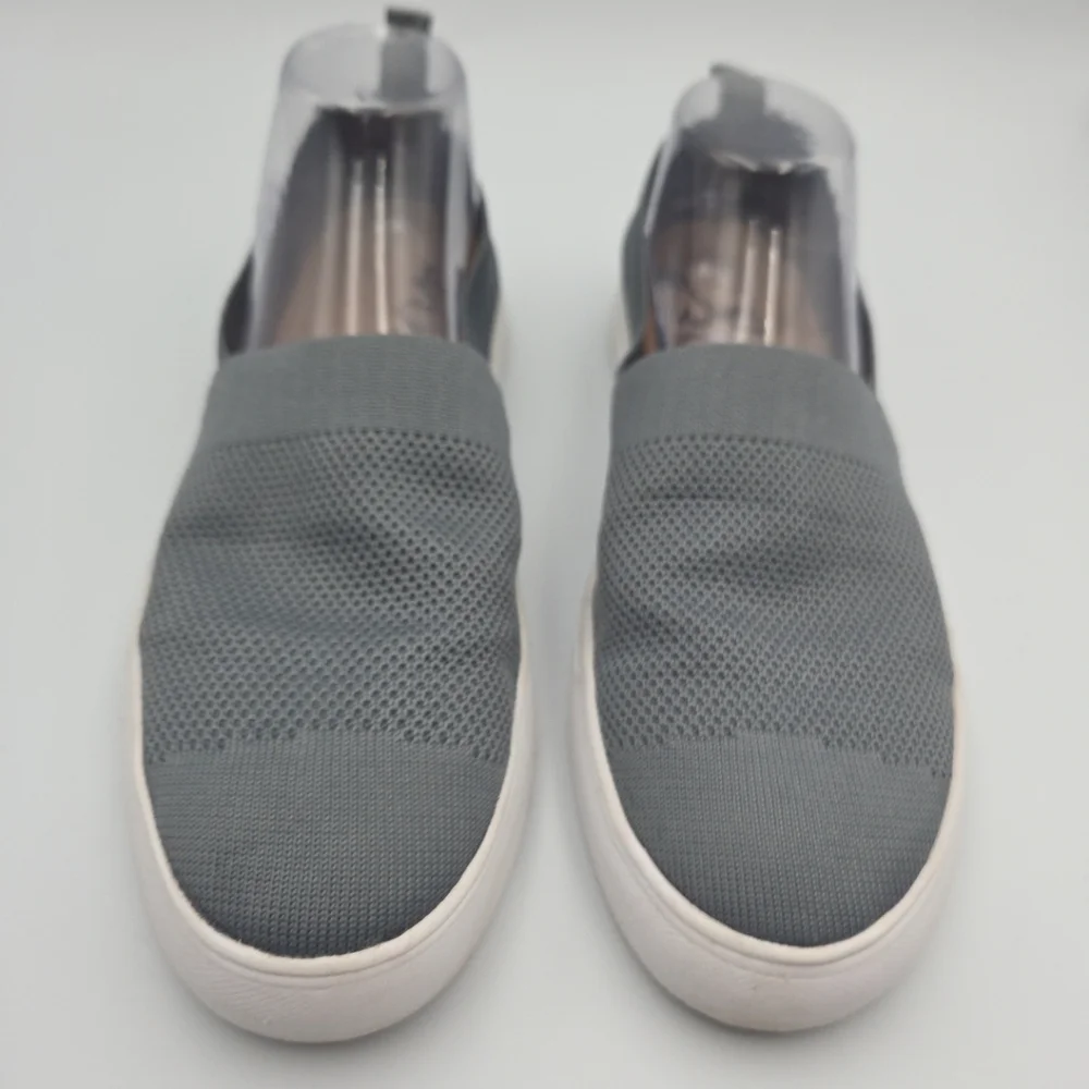Sam Edelman Men Shoes Slip On Grey SANTINO‎ Lightweight Boat Loafer Sz 9.5 EUC